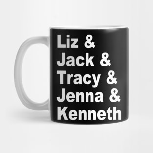 30 Rock Character Names Mug